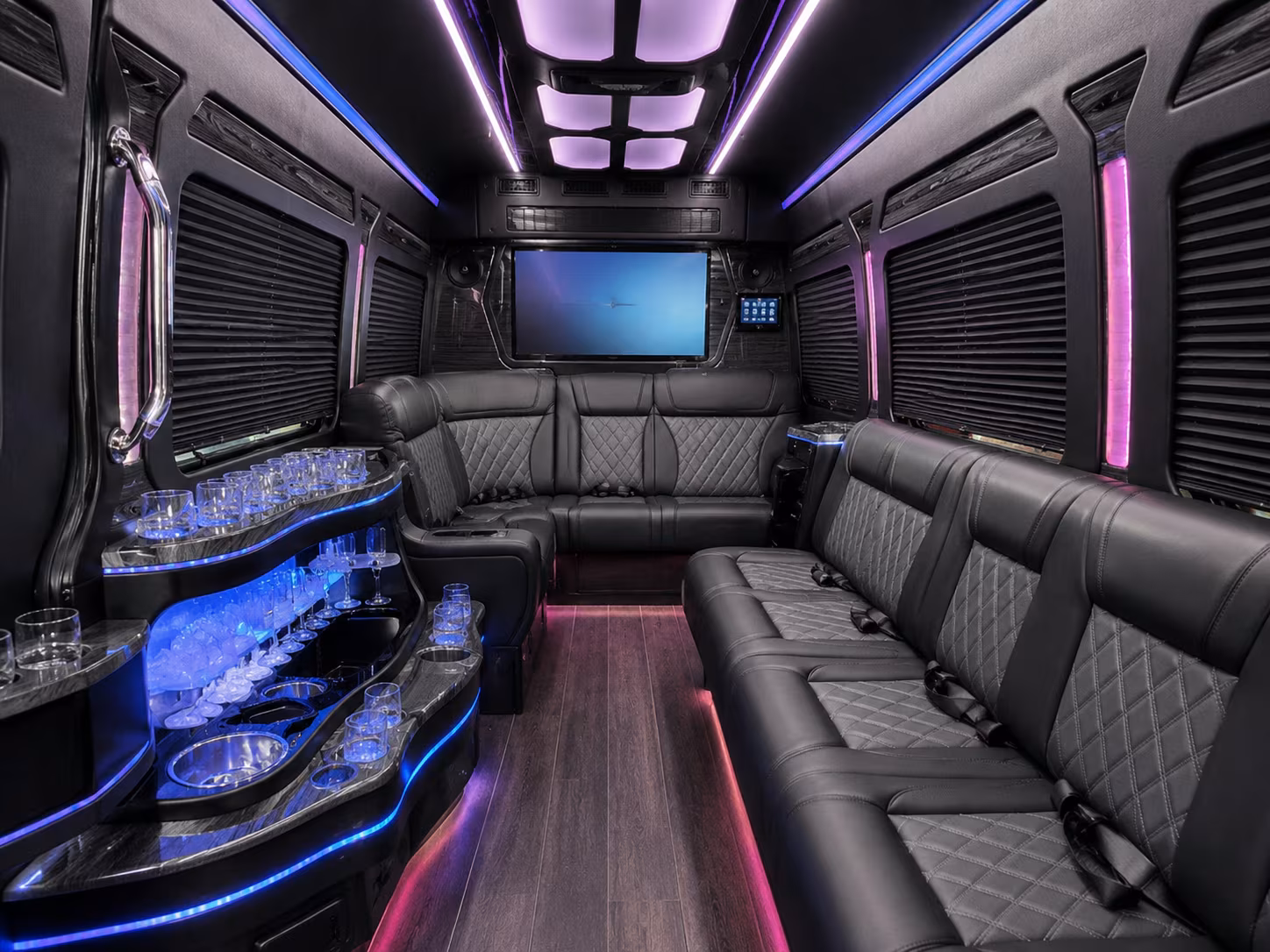 Aurora Airport Shuttle & Transportation onboard seating