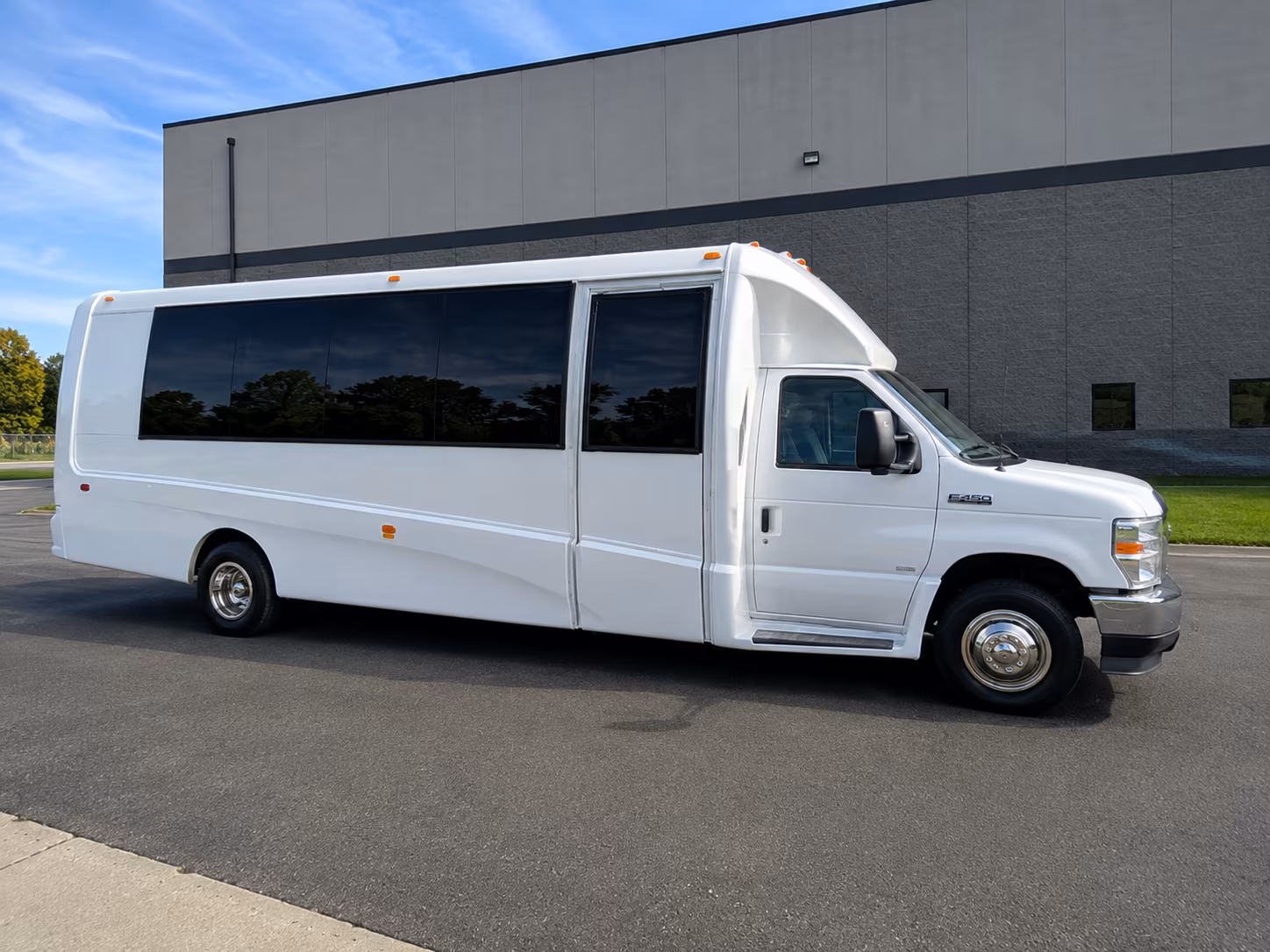 Aurora Airport Shuttle & Transportation party bus interior