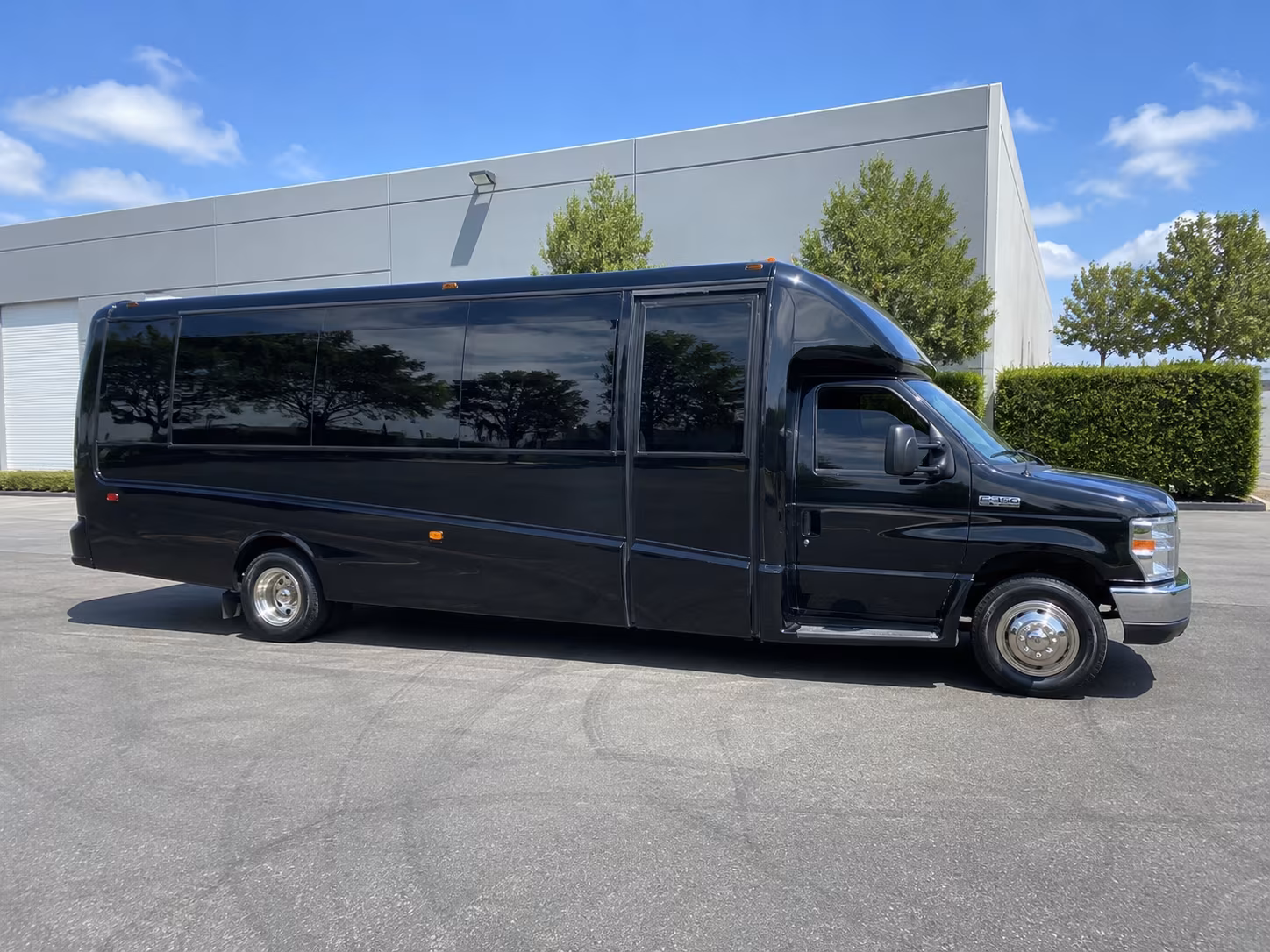 Aurora Birthday, Sweet 16, & Quinceañera Transportation party bus exterior