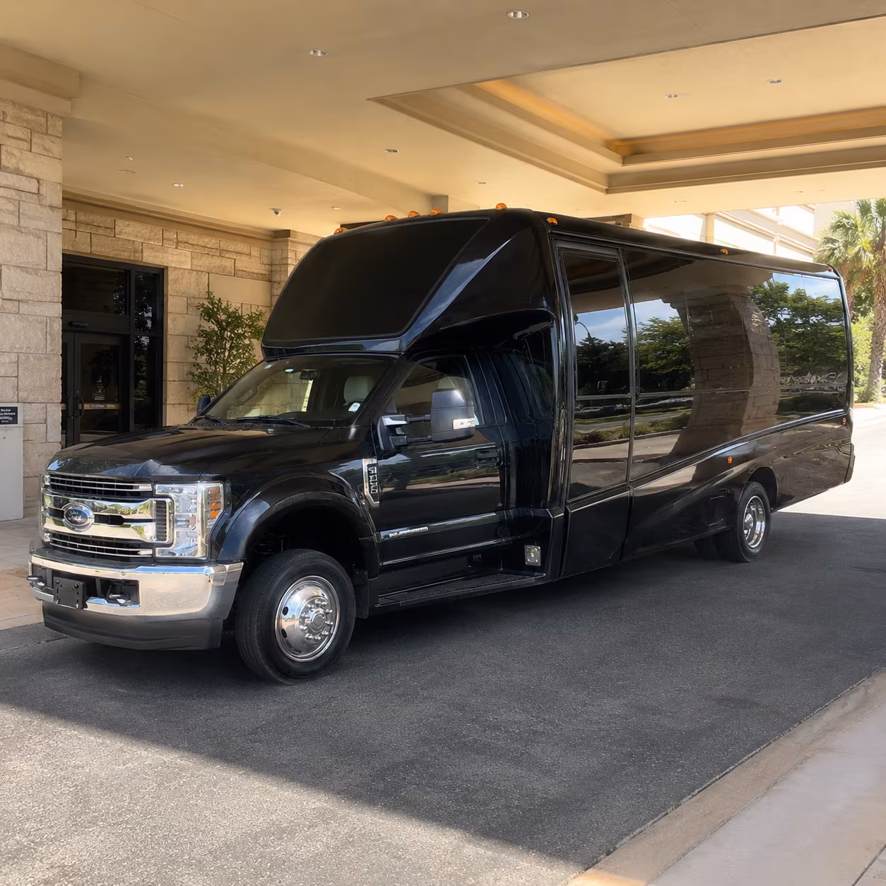 Aurora Concert & Music Festival Transportation party bus exterior