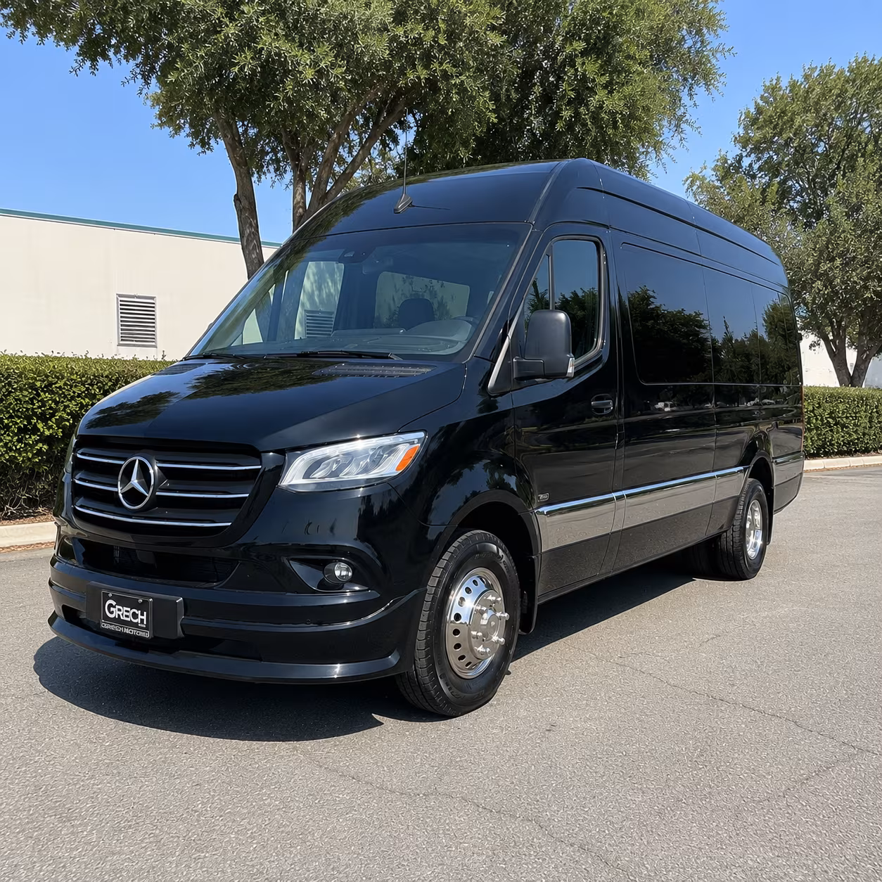 Aurora Corporate Transportation party bus exterior