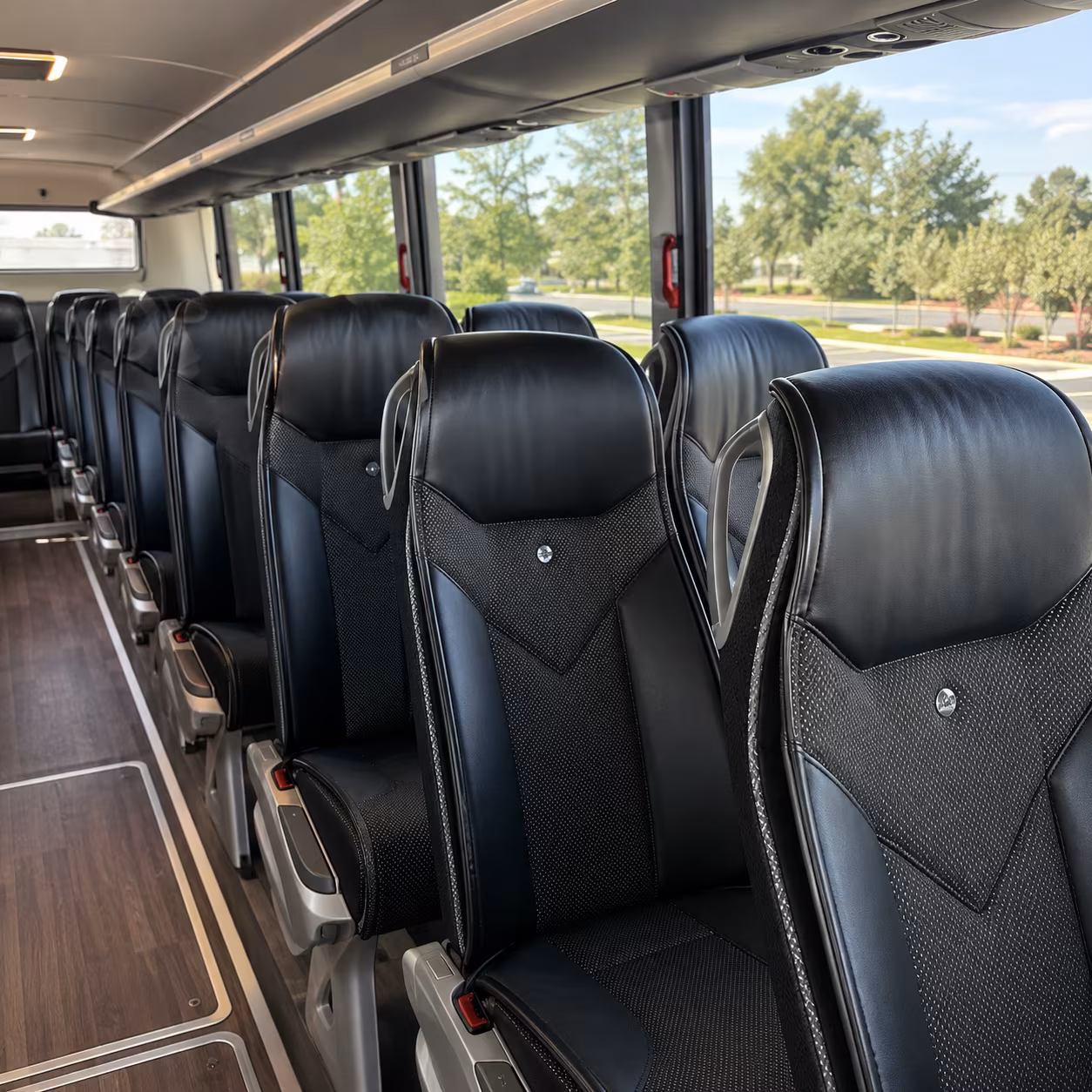 Aurora Corporate Transportation party bus exterior