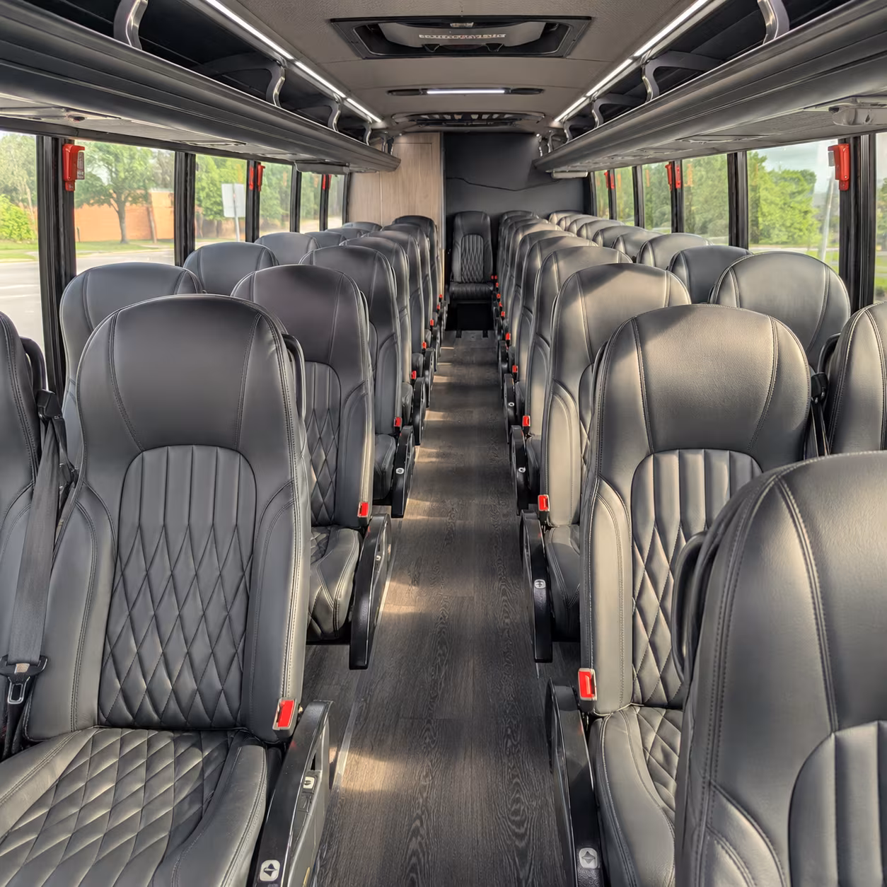 Aurora Corporate Transportation party bus exterior