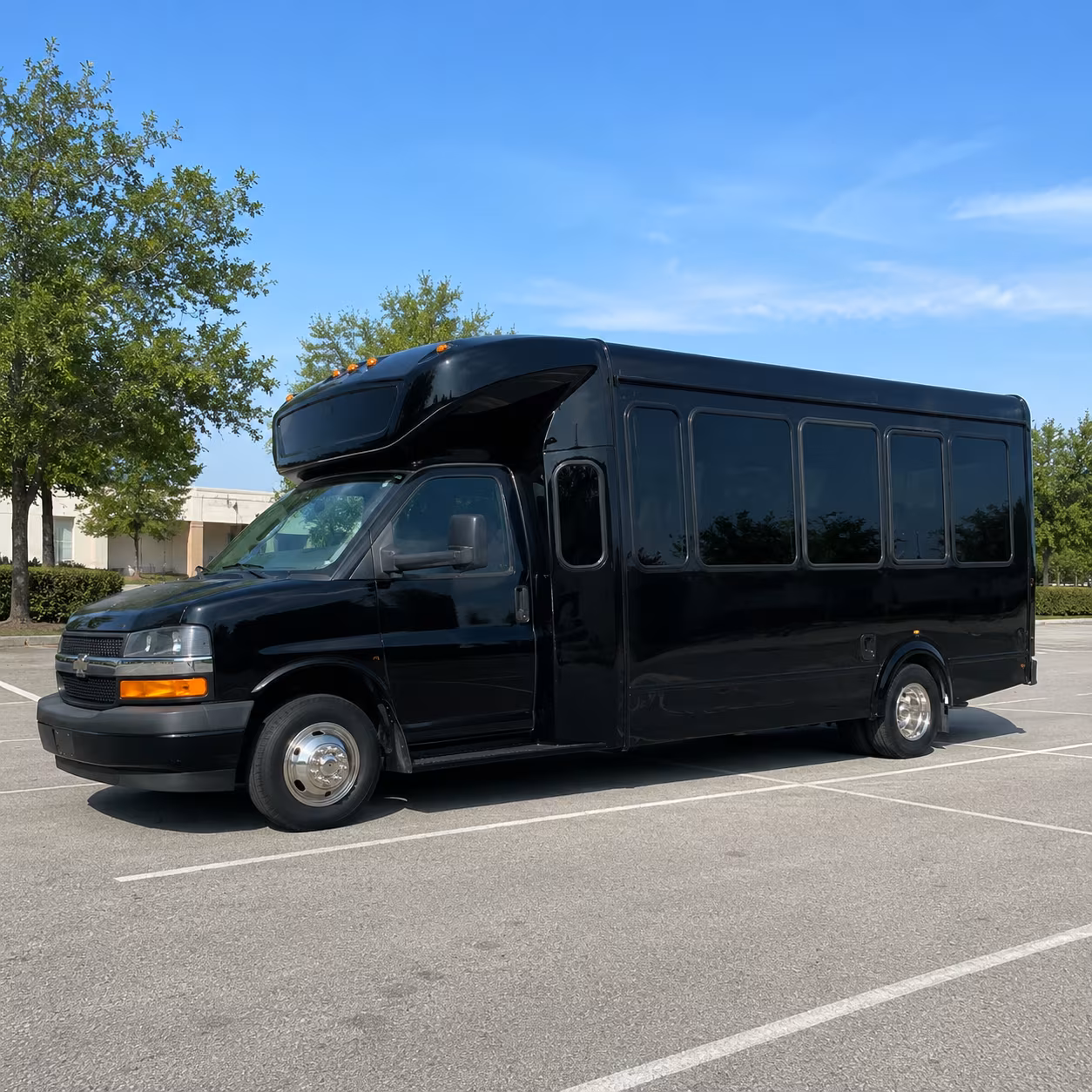 Aurora Prom & Homecoming Transportation party bus exterior