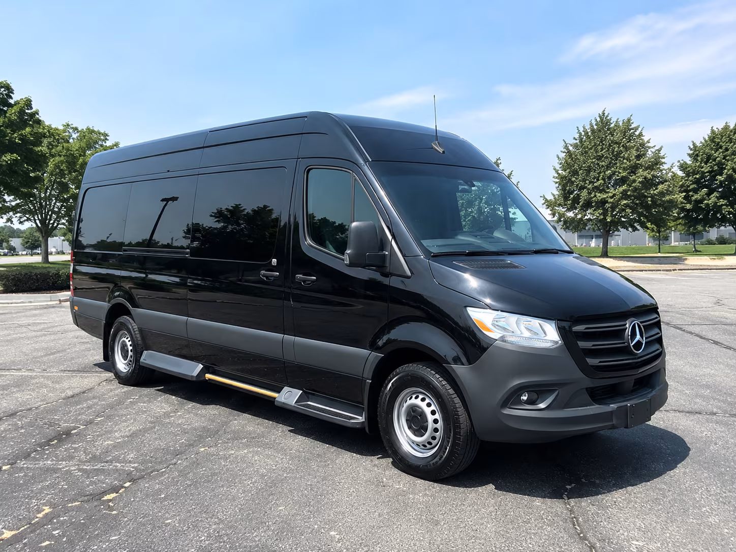 Aurora School Event Transportation party bus exterior