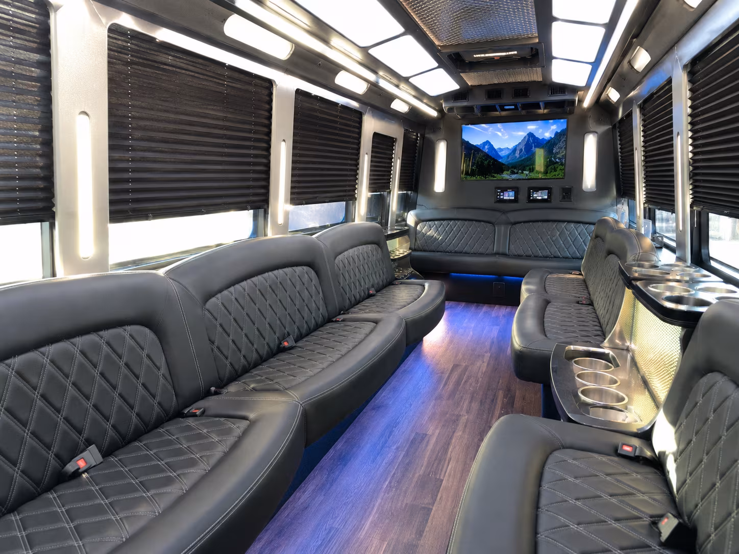 Aurora Winery Tour & Pub Crawl Transportation onboard seating