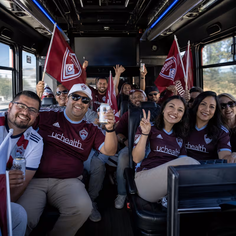 Aurora Sporting Event Transportation fleet vehicle