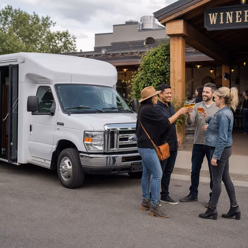 winery Brewery tour transportation