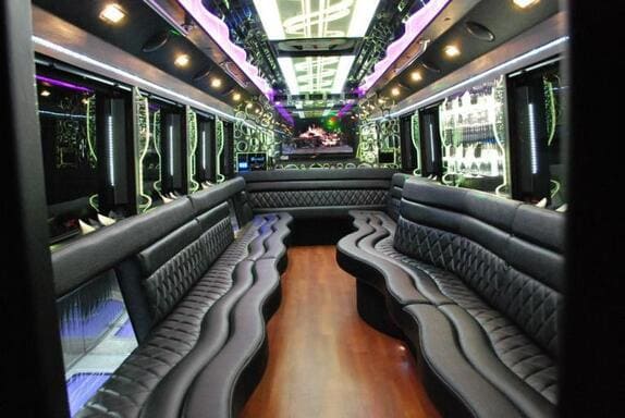 Boulder 25 Passenger Limo bus Interior